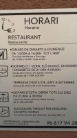 Casa Vicentica menu