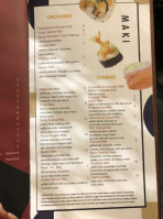 Fin's Japanese Sushi menu