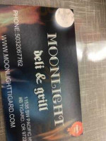 Moonlight Grill Deli menu