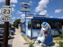 George's Burgers and Subs outside