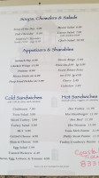 Coastal Tides Restaurant menu