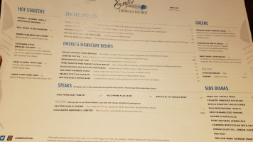 Emeril's New Orleans Fish House menu