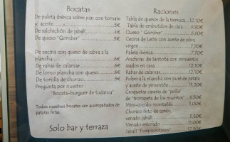 Casa Lucas menu