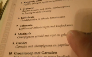 Grieks Special Rhodos Enschede menu