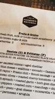 Farmer's Bottega menu