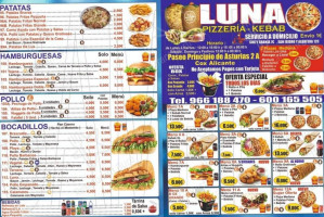 Pizzeria Kebab Luna Cox food