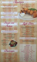 Napoleon Cafe menu