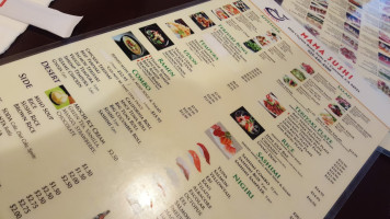 Mama Sushi menu