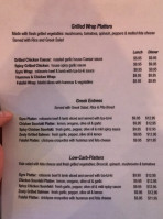 The American Eat Co. Market menu