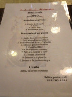 Yaho Alta menu