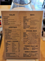 Daigo Sushi menu