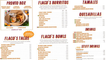Flaco's Tacos food