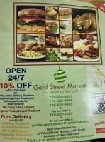 Gold Street Market menu