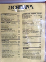 Pb Cantina menu