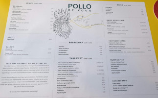 Pollo De Koog menu