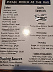 Wrightstown River Inn menu