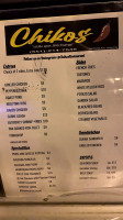 Chikos menu