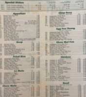 Hing Wah Chinese Carryout menu