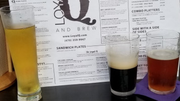 Loyal Q And Brew menu