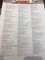 The Brass Tap menu