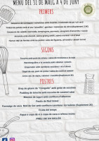 El Jardí Igualada menu