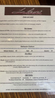 La Fusion menu