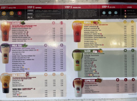 Kung Fu Tea menu