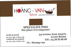 Hoang Van food