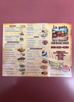 La Yunta Mexican Food And Seafood menu