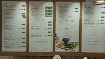 Lifecafe menu