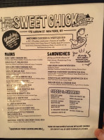 Sweet Chick Les menu