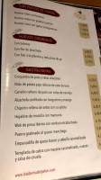 La Taberna Del Pelon menu