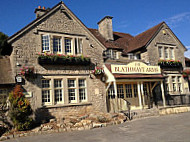 The Blathwayt Arms outside