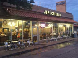 J&b Coffee outside