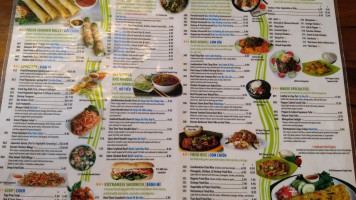 Noodles Pho U menu