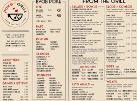 Poke2 Grill menu