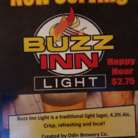 Buzz Inn Steakhouse food