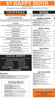 O.h.s.o. Brewery- Gilbert menu