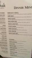 Mehak India's Aroma menu