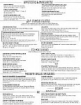 Julio's Restaurant Tapas-Bar menu
