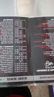 Rodríguez menu