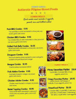 Pinoy Grill Authentic Filipino Street Foods menu