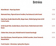 Courtney's Brasserie menu