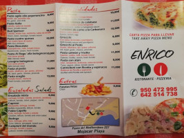 Pizzeria Enrico menu