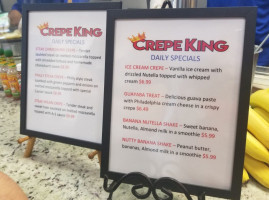 Crepe King food