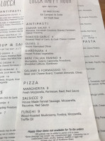 Lucca menu