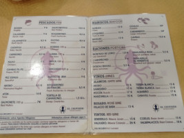 El Chipiron menu