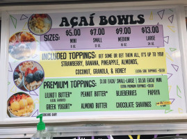 Mo 'ono Hawaiʻi Acai Bowls food