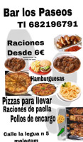 Los Paseos food