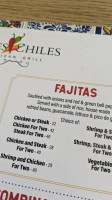 Tres Chiles Mexican Grill menu